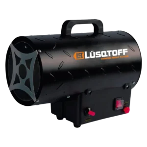 Mini calefactor cañón a gas Lusqtoff HTBGA-15A 13.000 kcal 15 kW con manija para traslado