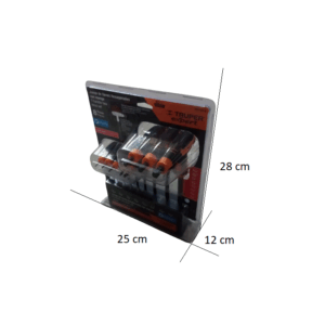 Juego de Llaves T pulgadas Allen TRUPER 100934