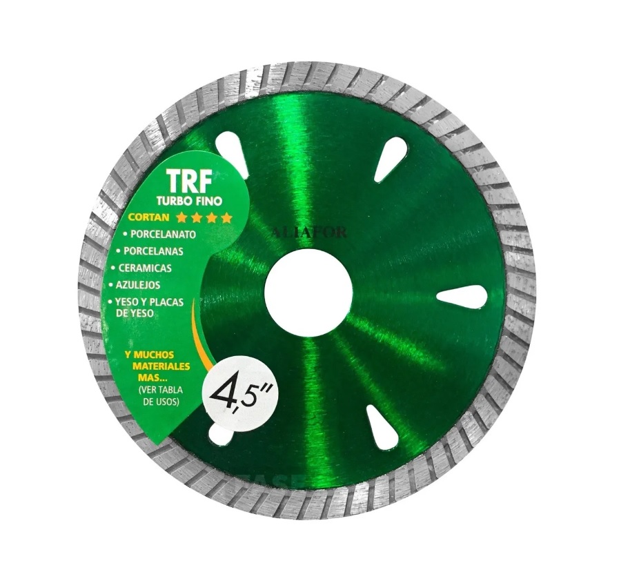 Disco de Corte Turbo a Fino 4.5 ALIAFOR TRF-4.5 - Siglo 21 Máquinas y  Herramientas