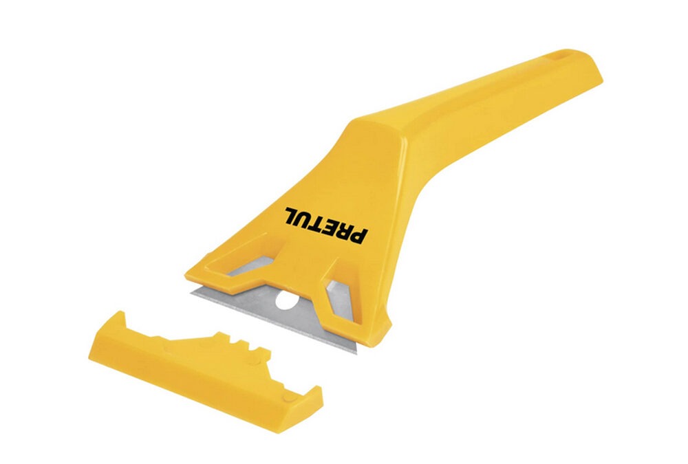 Raspador Plástico con Navaja 6 cm PRETUL 24055