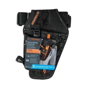 Porta Taladro de Poliéster 600D 6 Compartimentos con Cinturón Ajustable Truper principal