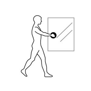 Ventosa Plástico para Vidrio PRETUL 23050