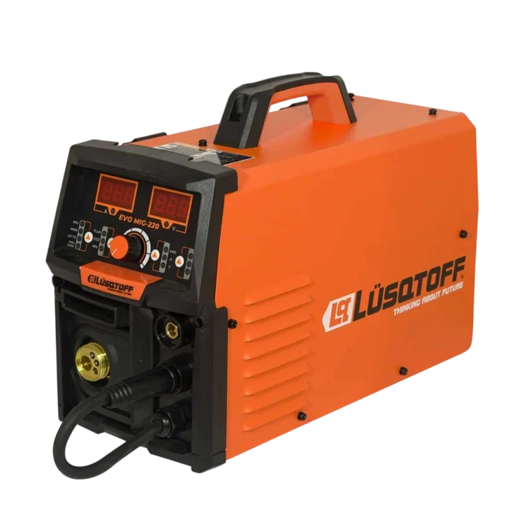 Soldadora inverter Lusqtoff EVOMIG-220 MMA MIG dual 200A