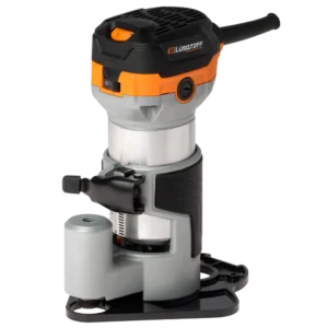 Mini router Lusqtoff RECL710-8 710 W de 4 bases con velocidad variable 10000 a 30000 RPM