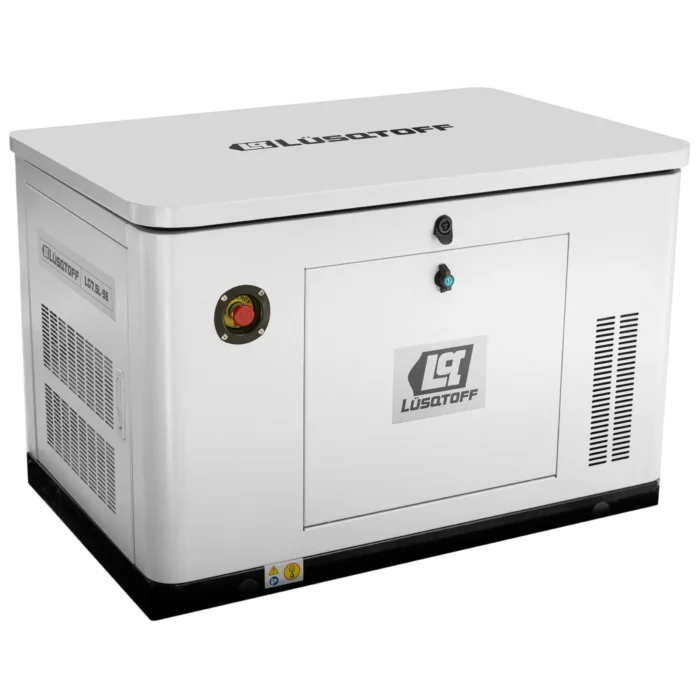 Generador a gas Lusqtoff LG7.5L-9E 7.5 kW 9.5 KVA monofásico cabinado con transferencia automática incluida