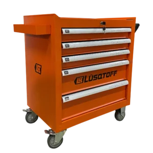 Gabinete organizador Lusqtoff GML5-8 5 cajones con ruedas freno y llave