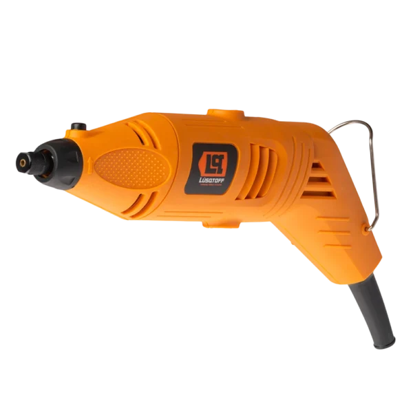 Mini torno Lusqtoff MTL150-9 150 W con eje flexible maletín y accesorios