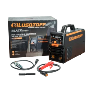 Soldadora inverter celulósica Lusqtoff SLCEL200-9 Black Series 200A