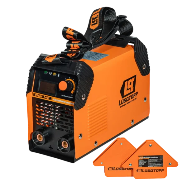 Kit Soldadora Inverter MMA 120A Lusqtoff MEGAIRON140