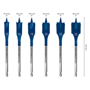 Mecha Plana para Madera 6 unidades 13 a 25mm SelfCutSpeed Bosch EXPERT 2608900333 principal