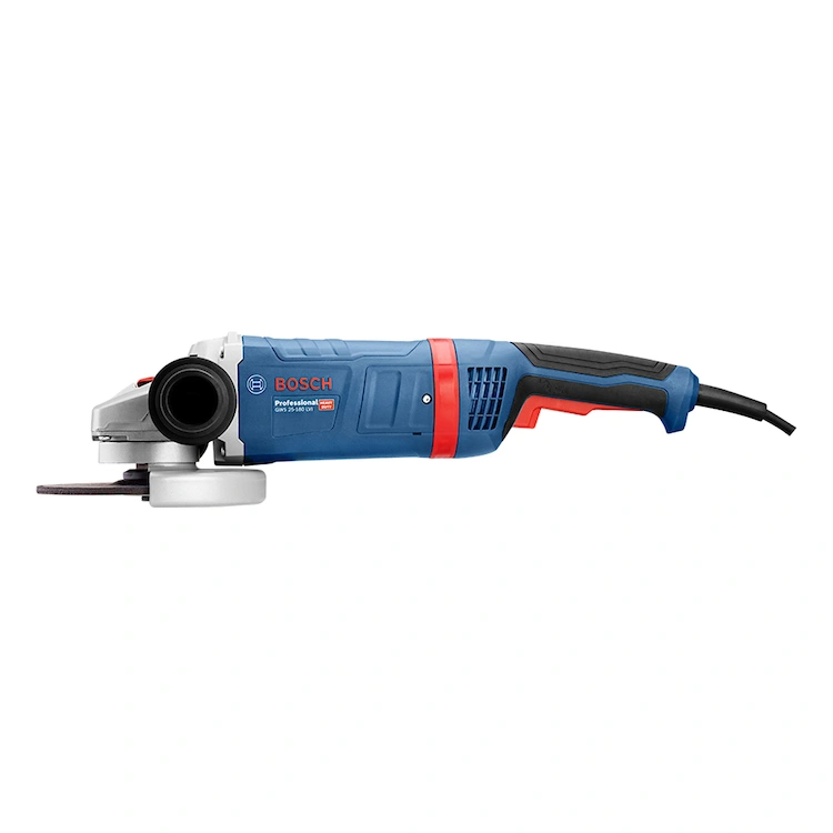 Amoladora Angular 7" 2500W Gatillo Hombre Muerto Bosch GWS 25-180 LVI de lado
