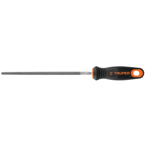 Lima Redonda Bastarda 8" con Mango Doble Inyección Truper 15316