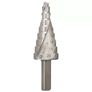 Broca Escalonada 4–20 mm 9 HSS Escalones Bosch principal