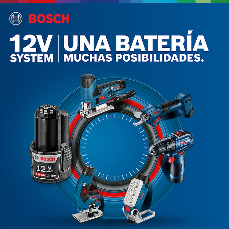 Aspiradora Bosch GAS 12V compacta inalámbrica con boquilla rinconera en Siglo21 info bateria