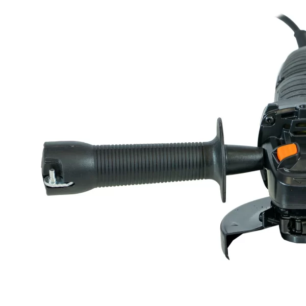 Amoladora angular 900 W 125 mm 12.000 rpm con gatillo de seguridad en Siglo21 mango
