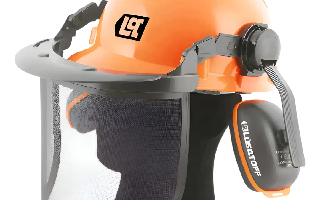 Casco Forestal Lusqtoff con Protector Auditivo y Facial LQMCP-8