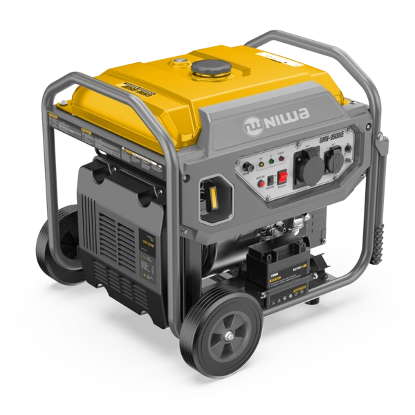 Generador inverter portátil Niwa 15HP 7.5KVA GNW-9500-iS 25L arranque eléctrico