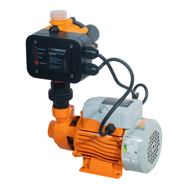 Bomba periférica Lusqtoff 0.5HP 370W con regulador automático CPM150-C