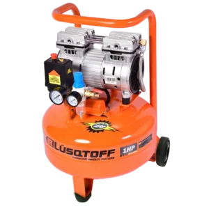 Compresor de Aire 24L Lusqtoff 1HP 115 PSI 180 L/min LC-0122 Bajo Ruido