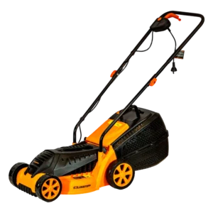 Cortadora de césped eléctrica 1200W con bolsa 30L Lusqtoff LCO1203-8B