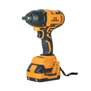 Llave de impacto inalámbrica Lusqtoff LIL600-8BK 600 Nm encastre 1/2 con batería cargador y tubos de impacto