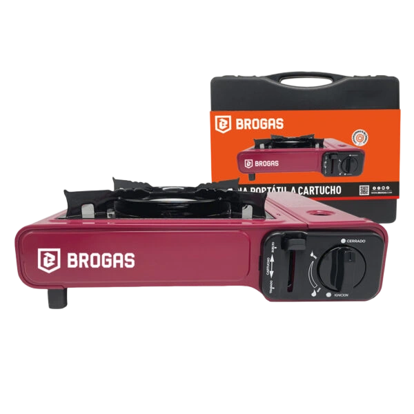 Anafe portátil Brogas con encendido para camping