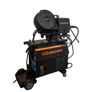 Soldadora inverter trifásica alambre 1.6 mm Lusqtoff Black Series MIG500-9