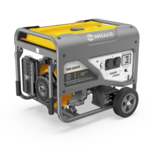 Generador a nafta Niwa GNW-6500-ER 5,5 kW con arranque eléctrico – vista frontal