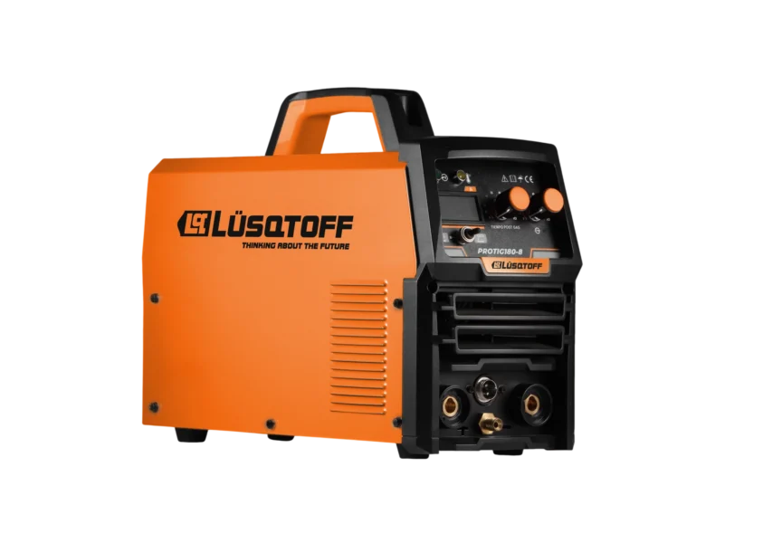 Soldadora inverter TIG DC/MMA Lusqtoff PROTIG180-8 180A – vista frontal