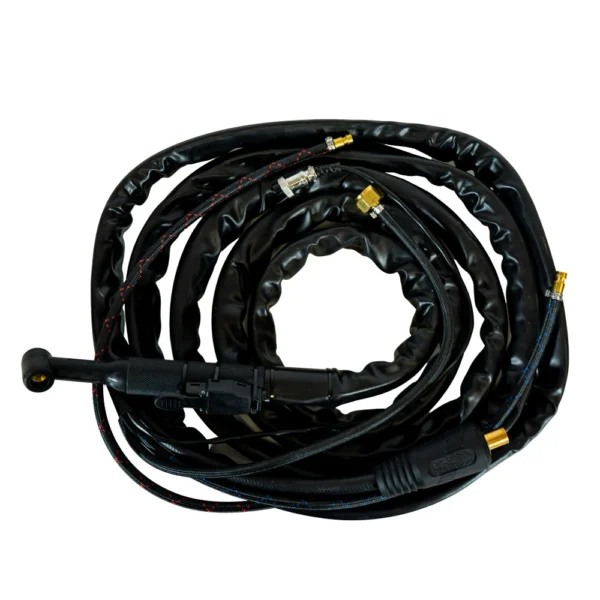 Soldadora TIG AC/DC Lusqtoff TIG350ACDC-9 – detalle de torcha WP-18 incluida