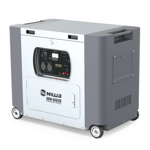 Generador diesel Niwa GDW-65-ECR monofásico encabinado 6,5 kVA