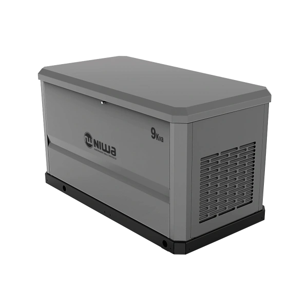 Generador a gas Niwa GNW-9000-GNLP-ATS encabinado 220V 9,3 kW