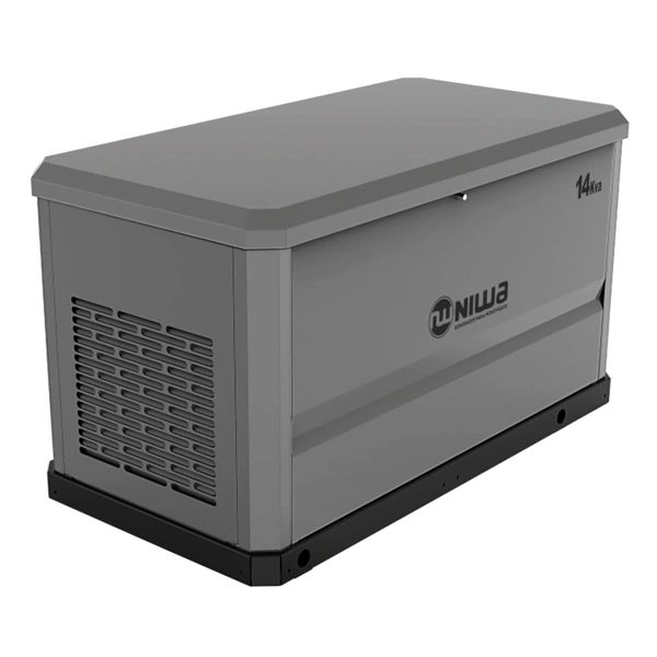 Generador a gas Niwa GNW-15000-GNLP-ATS encabinado 220V 14,3 kW