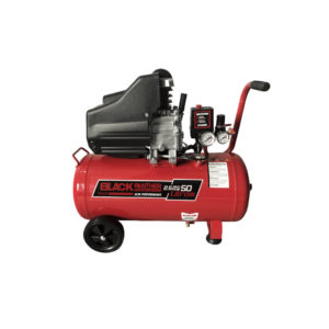 Compresor de aire eléctrico Black Panther BP-C2550B 2,5 HP tanque 50 litros mando directo