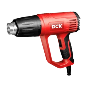 Pistola de calor DCK KQB04-2000 2000W con boquillas plano y redondo