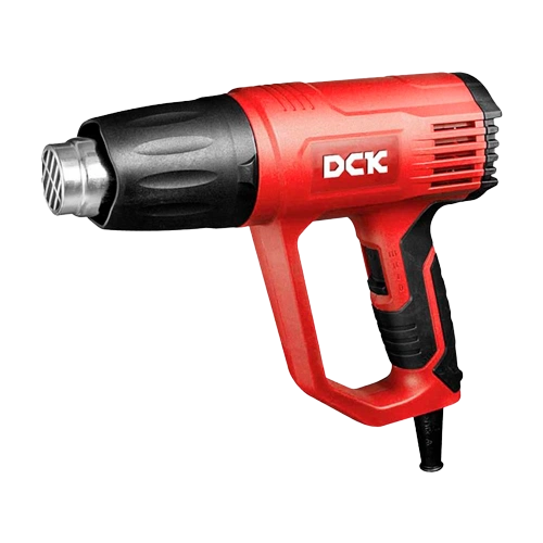 Pistola de calor DCK KQB04-2000 2000W con boquillas plano y redondo