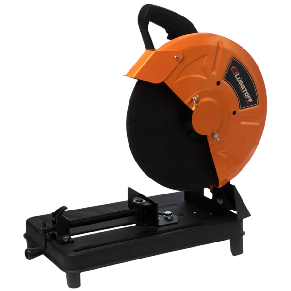 Sierra sensitiva Lusqtoff CM-14K 2000W 14 pulgadas con disco de corte y base de banco