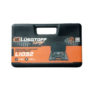 Set terrajas y machos Lusqtoff L1032 de 40 piezas con maletín de transporte