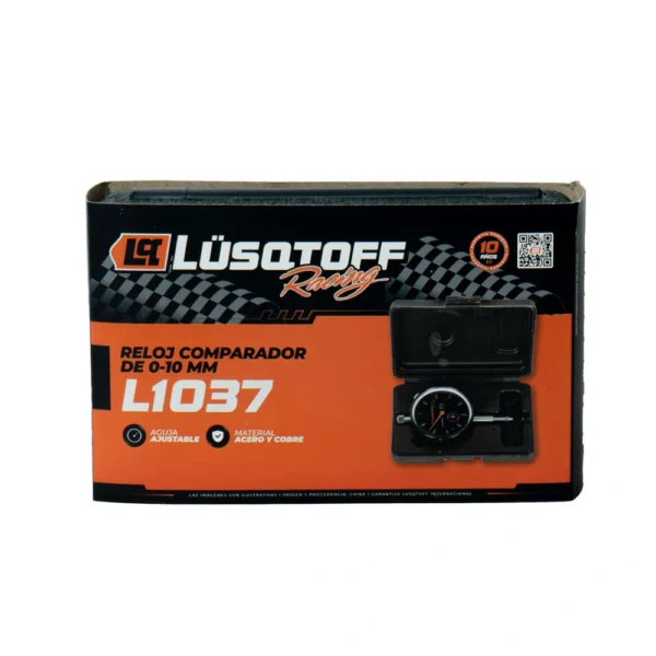 Reloj Comparador Lusqtoff L1037 0-10 mm Precisión 0,01 mm - Imagen 2