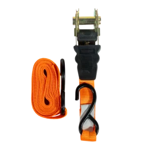 Set de 2 cintas de amarre con crique Lusqtoff L1410 700 kg de 4,6 metros