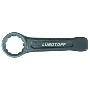 L3538,Llave estriada de golpe Lusqtoff L3538 38 mm cromo vanadio negro fosfatizado