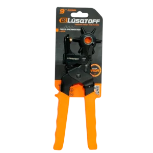Pinza sacabocado Lusqtoff L4070 9 pulgadas 230 mm para cuero lona cartón y plástico