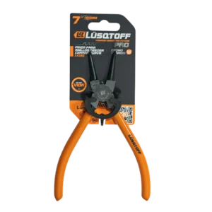 Pinza Seeger Lusqtoff L4282 7 pulgadas 180 mm cerrar curva Industrial PRO