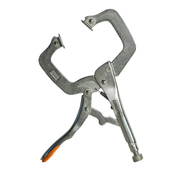 Pinza presión tipo C Lusqtoff L4318 11 pulgadas 280 mm PRO con mordazas autoajustables