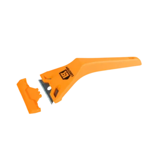 Raspador plástico Lusqtoff L7200 con navaja de acero al carbono C60 de 6 cm