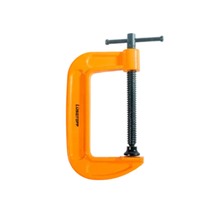 Prensa tipo G Lusqtoff L7650 100 mm con manija en T y cuerpo de fundición de acero