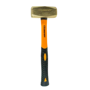 Maza antichispa Lusqtoff L8802 1000 gramos con cabezal de bronce aluminio y mango de fibra de alta resistencia
