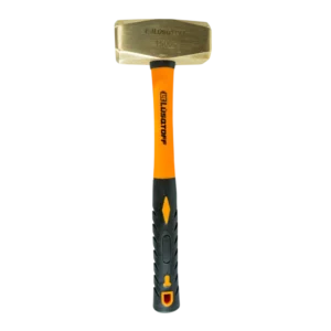 Maza antichispa Lusqtoff L8804 1500 gramos con cabezal de bronce aluminio y mango de fibra de alta resistencia