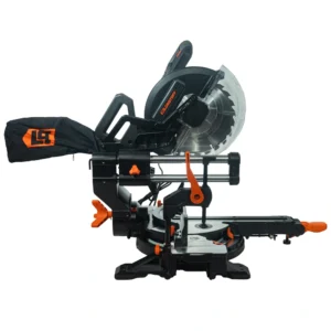Sierra ingletadora telescópica Lusqtoff LQI2000-9 2000W Black Series con láser de corte y discos incluidos