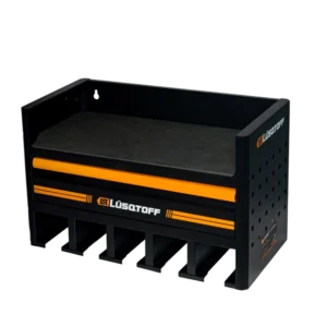Organizador herramientas Lusqtoff OHL5-9 para pared con cajón y 5 compartimentos inferiores
